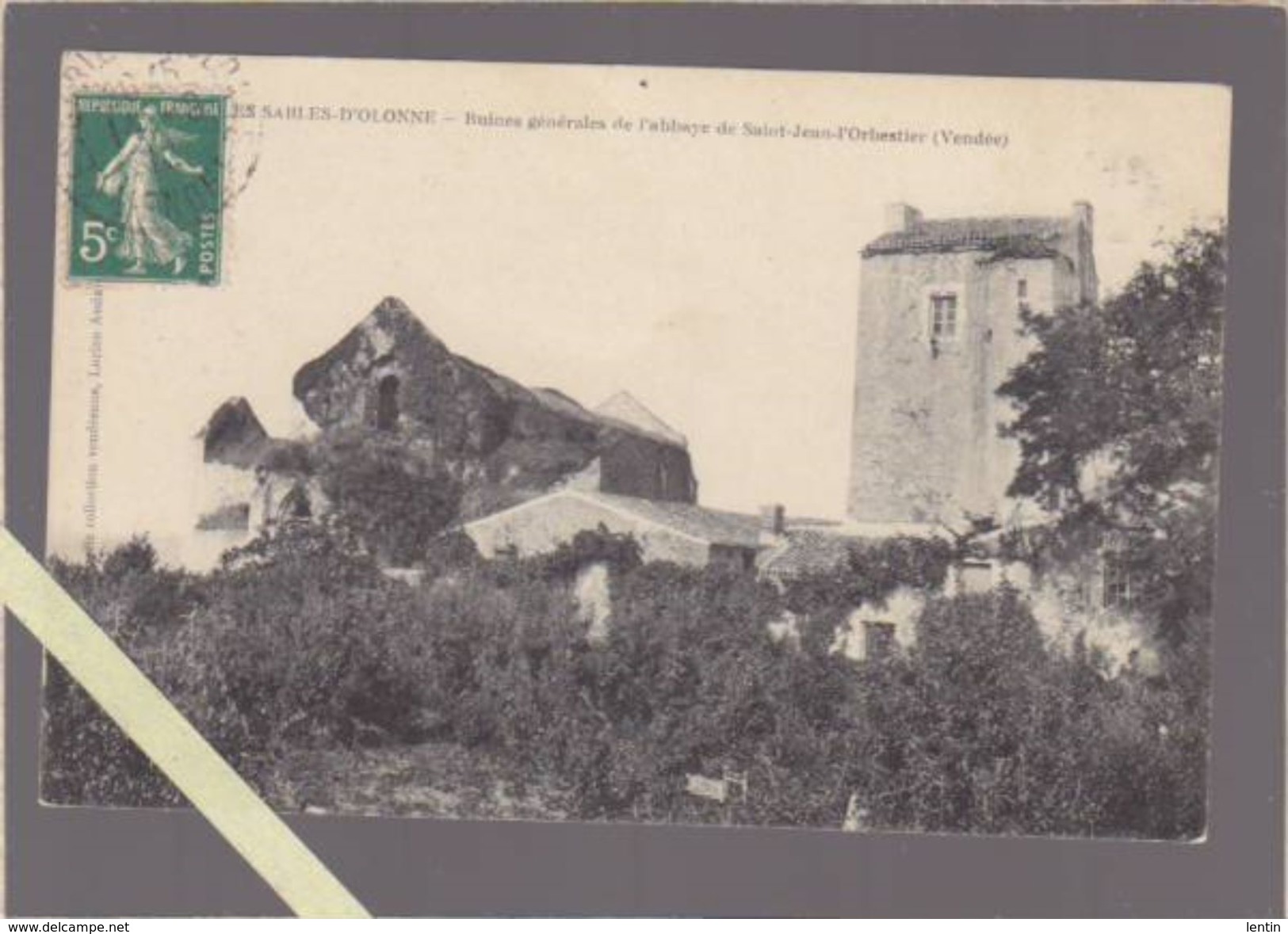 Vendée - Saint Jean L'orbestier - Les Sables D'olonne, Ruines Generales De L'abbaye - Autres & Non Classés