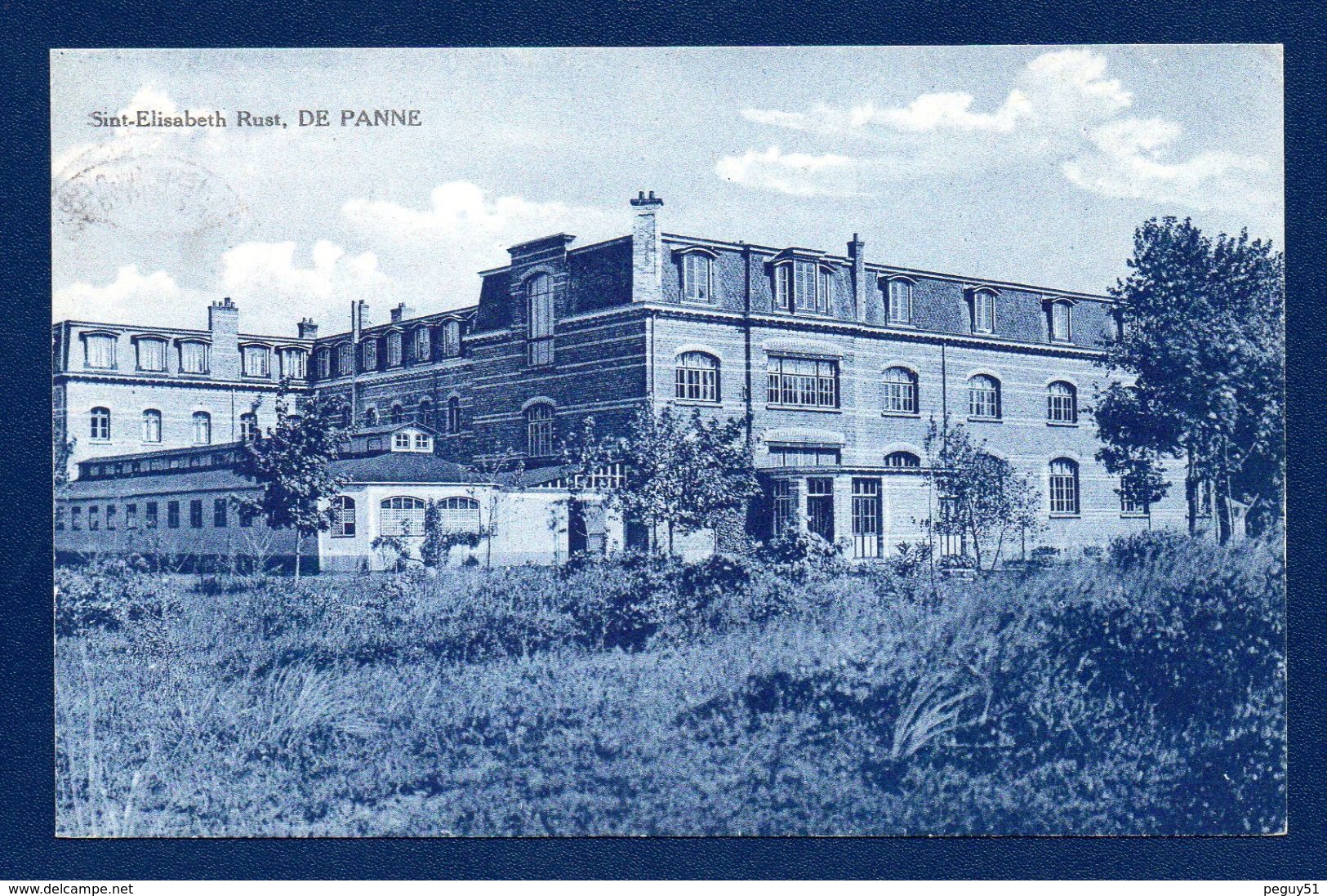 La Panne. Maison De Repos Sainte-Elisabeth ( 1911). Hôpital Militaire Durant La Première Guerre Mondiale. 1938 - De Panne