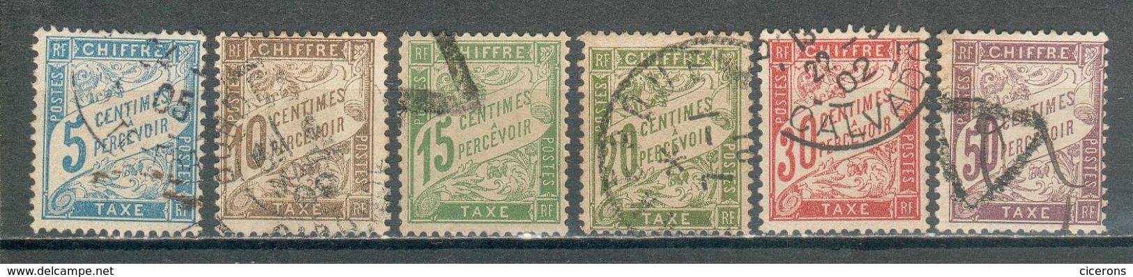 FRANCE ; Taxes ; 1893-1935 ; Y&T N° ; Lot : 09 Papier GC  ; Oblitéré - 1859-1959 Oblitérés