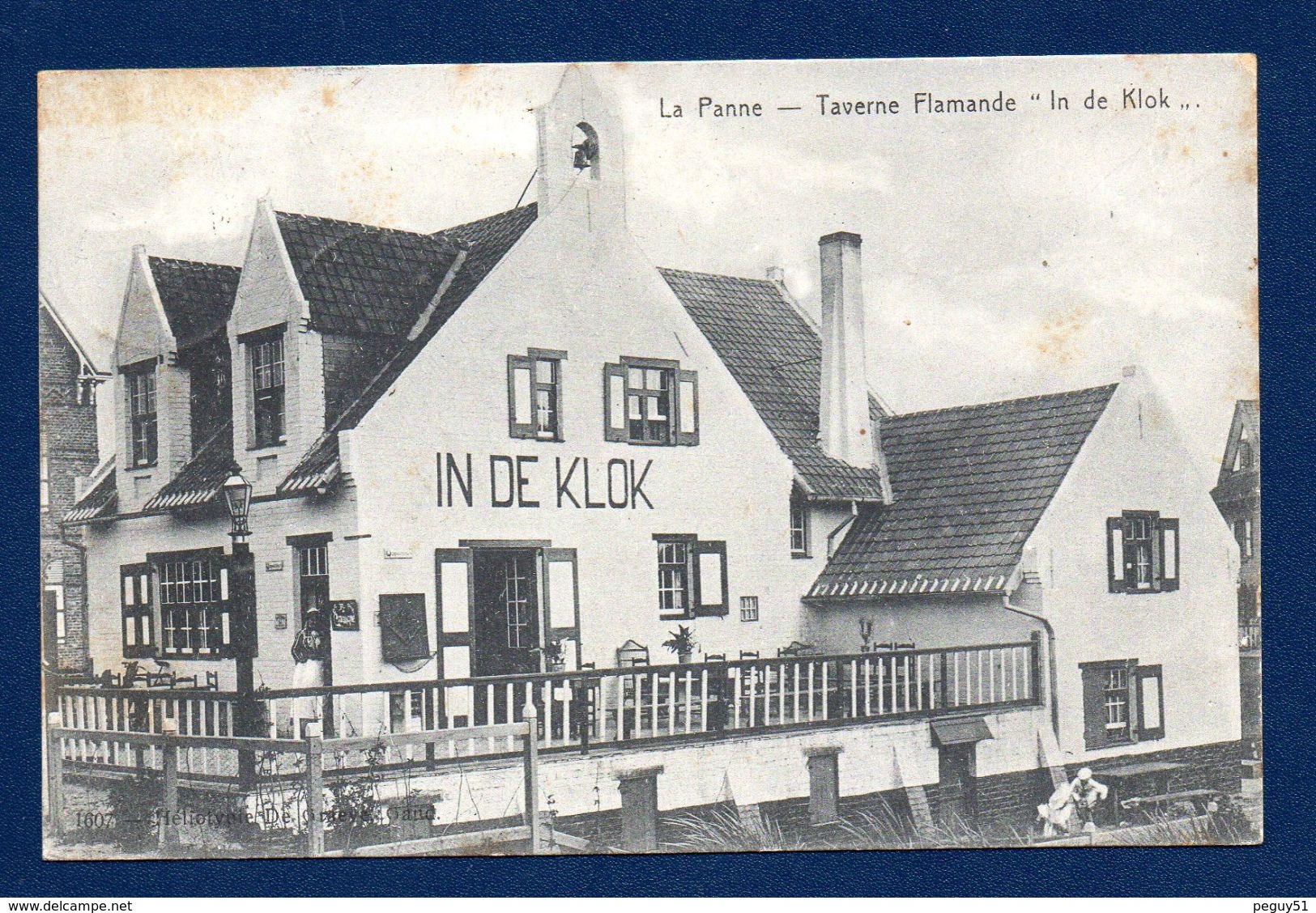 La Panne. Taverne Flamande In De Klok. 1907 - De Panne