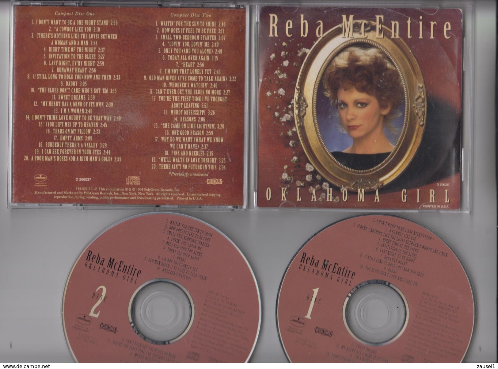 Reba McEntire - Oklahoma Girl - 2 CDs, 40 Songs - Original  CDs - Country & Folk