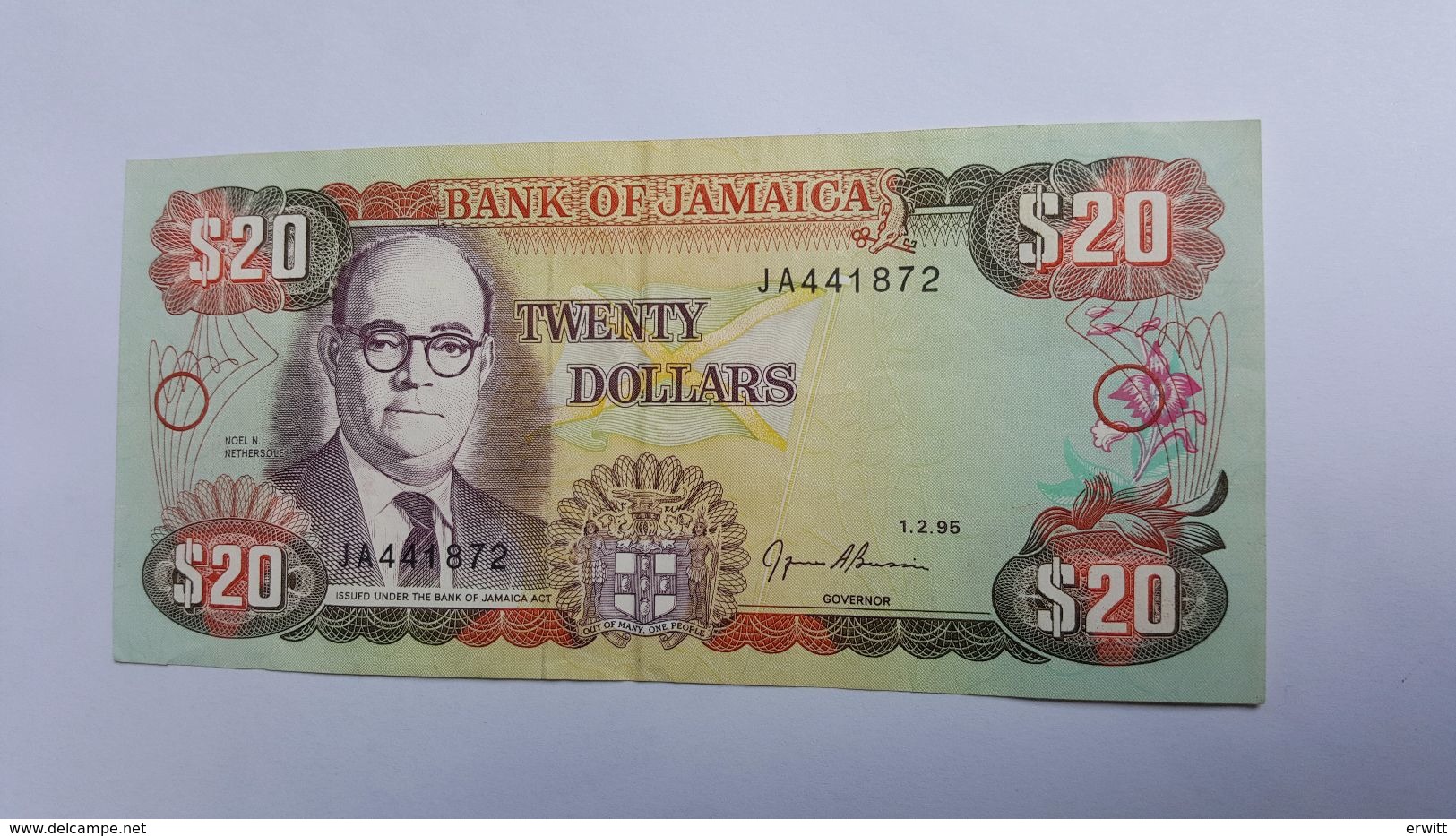 GIAMAICA 20 DOLLARS 1995 - Jamaica