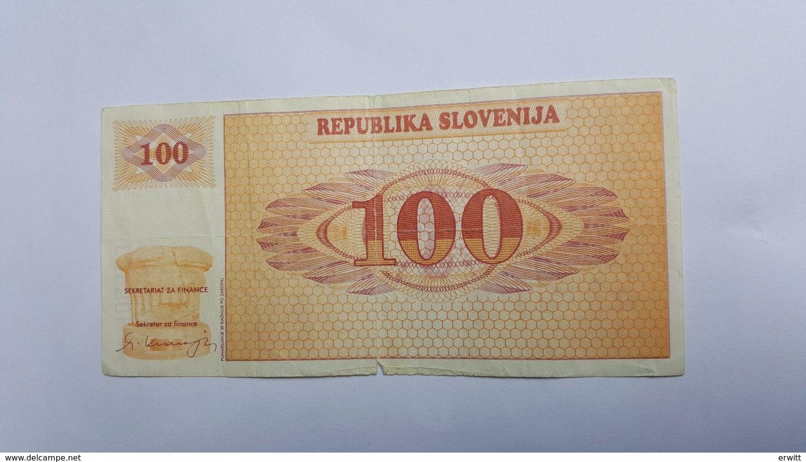 SLOVENIA 100 TOLARJEV - Slovenia