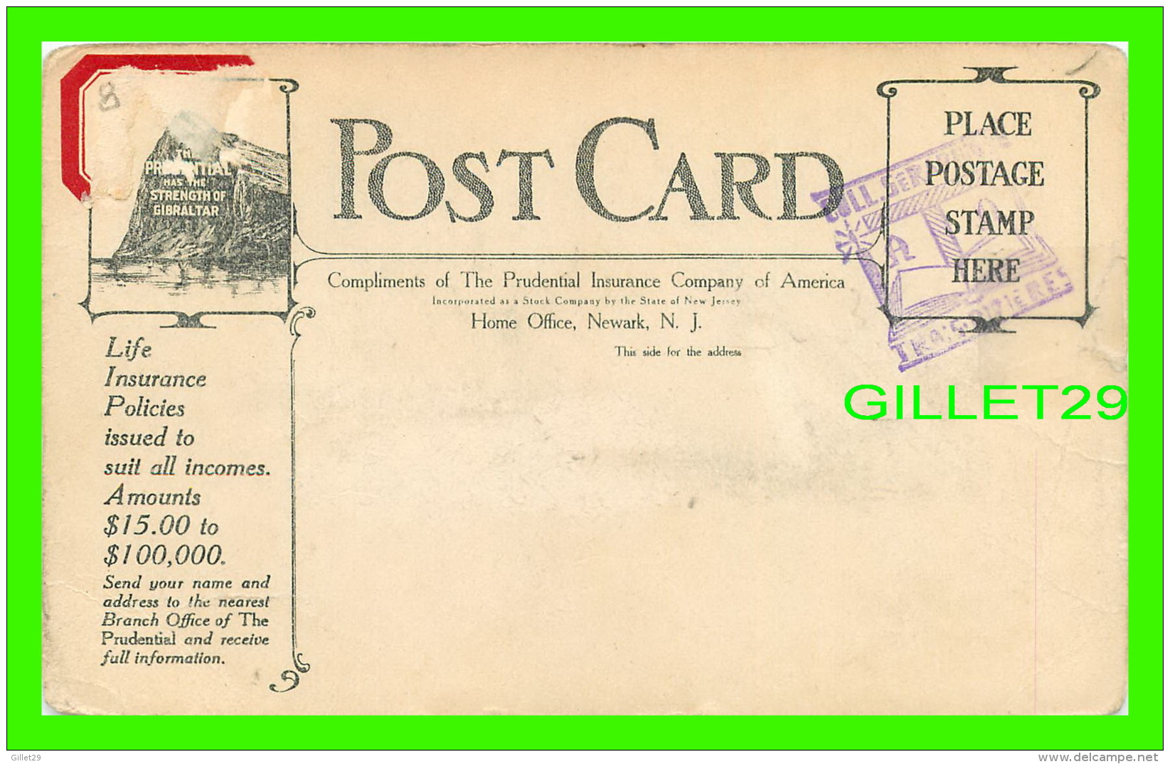 FAMILLES ROYALES - H. M. KING EDWARD VII & H. M. QUEEN ALEXANDRA - THE PRUDENTIAL INSURANCE CO OF AMERICA - - Familles Royales