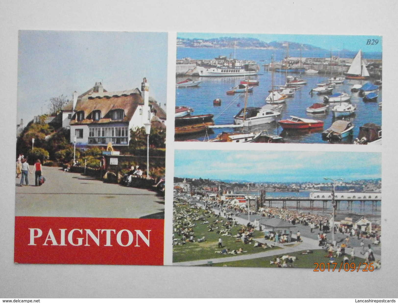 Postcard Paignton Devon Multiview By Europa Cards My Ref  B11675 - Paignton