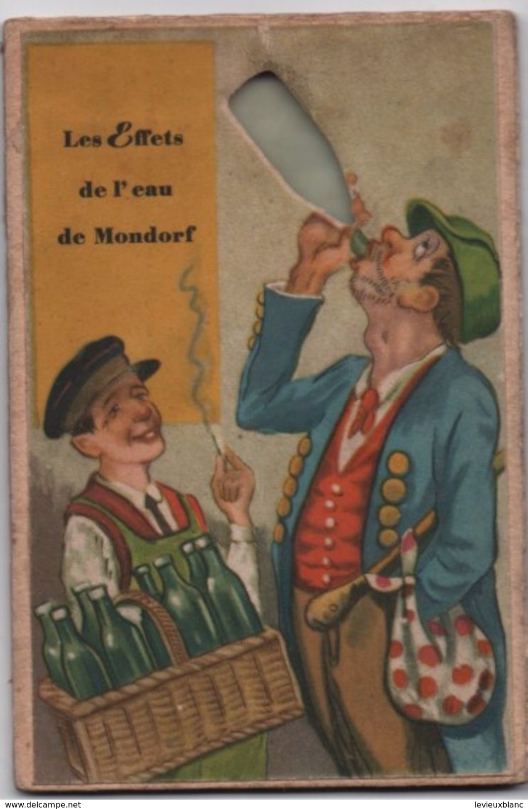 Pub. Humoristique/Centre Thermal De Mondorf Les Bains/Luxembourg/Les Effets De L'eau De MONDORF/vers1930-50      CPH26 - Publicités