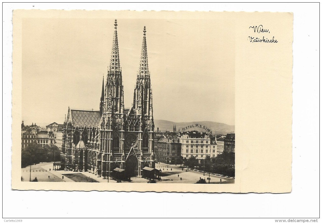 WIEN - VOTIVKIRCHE  -  VIAGGIATA FP - Églises