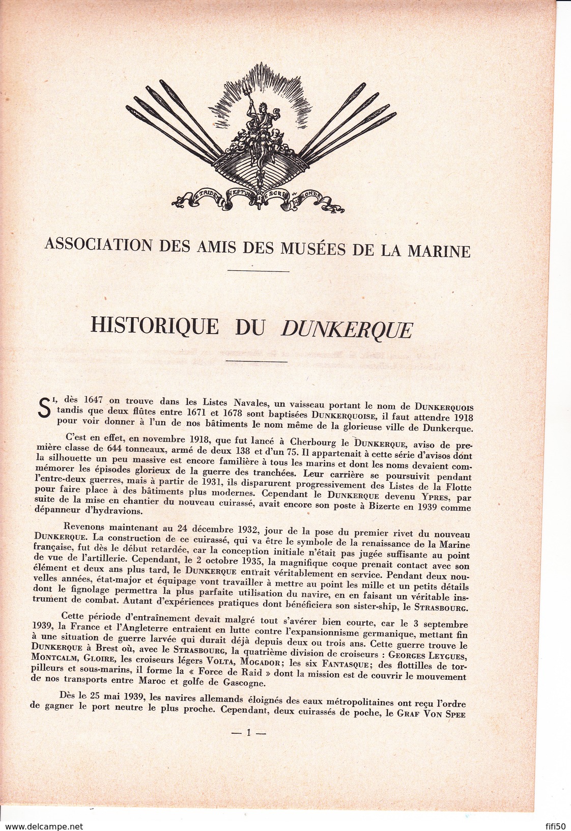 Dossier Sur Le DUNKERQUE Historique, Caractéristiques Techniques, Plan Et Phtos NB Ed Asso Des Amis Des Musées De Marine - Bateaux