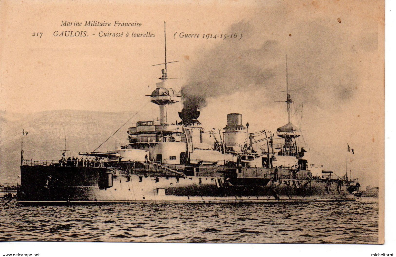 Marine De Guerre :le Navire '' Gaulois  '' - Warships