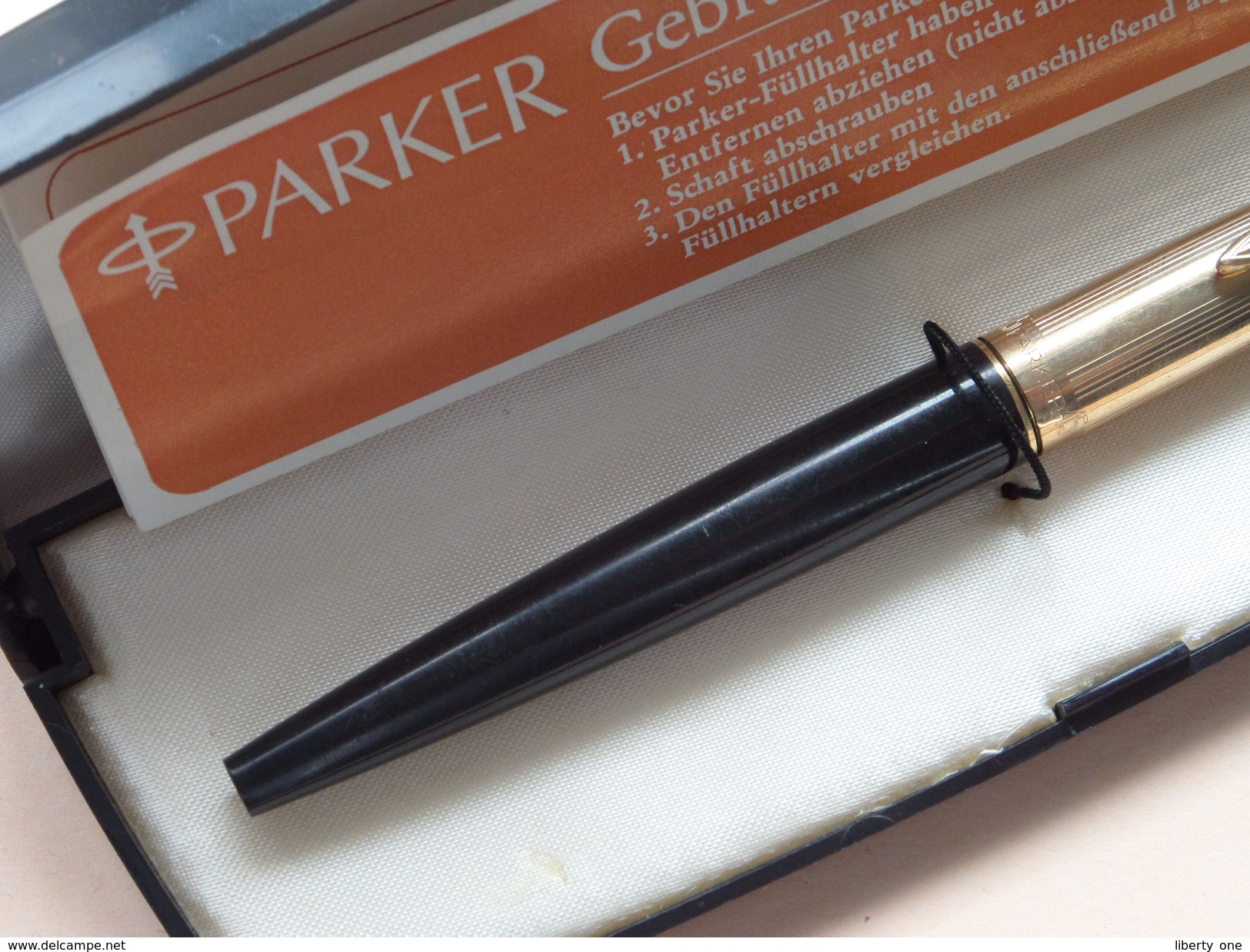 PARKER 45 Compleet In Origineel Doosje Met Gebrauchs- Und Füllanweisung ( Pen : Zie Foto's Voor Detail ) ! - Plumes