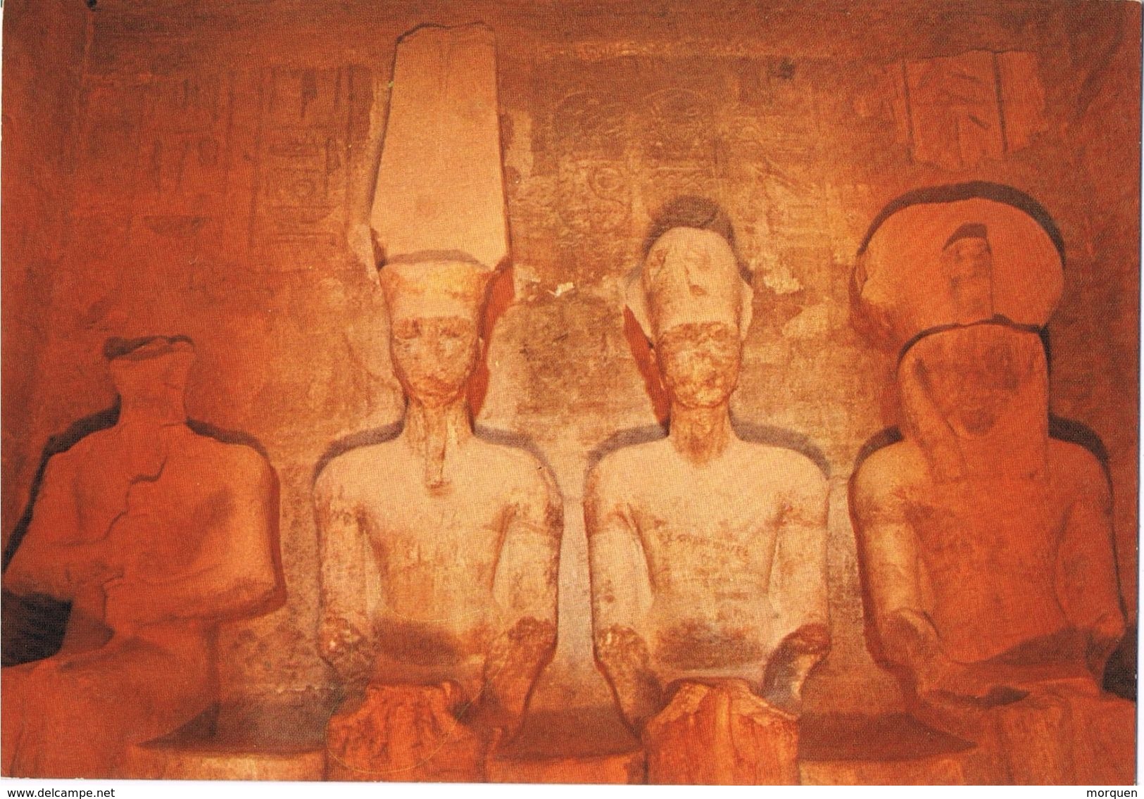 25764. Postal Templo ABU SIMBEL (egypt), Santuario Del Templo, Interior - Abu Simbel Temples