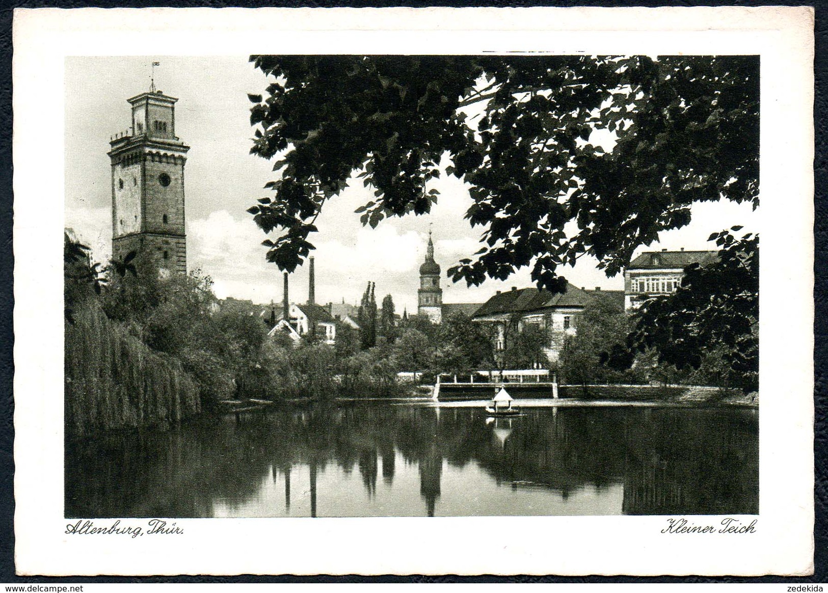 A7175 - Alte Ansichtskarte - Altenburg - Kleiner Teich - Kupfertiefdruck - L.H.N. 182 TOP - Altenburg