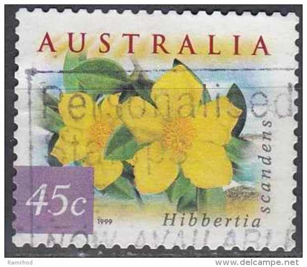 AUSTRALIA 1999 Fauna And Flora. Coastal Environment - 45c. - "Hibbertia Scandens" (guinea Flower) FU - Used Stamps