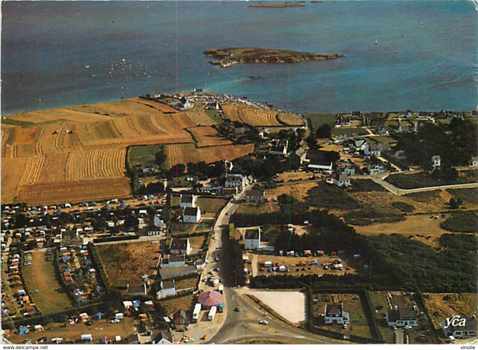 PIE 17-T-GAN-7412 : RAGUENES EN NEVEZ  PRES TREGUNC. VUE AERIENNE. - Autres & Non Classés