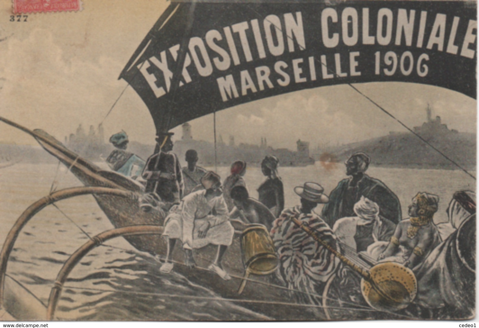 EXPOSITION COLONIALE  MARSEILLE 1906 - Colonial Exhibitions 1906 - 1922