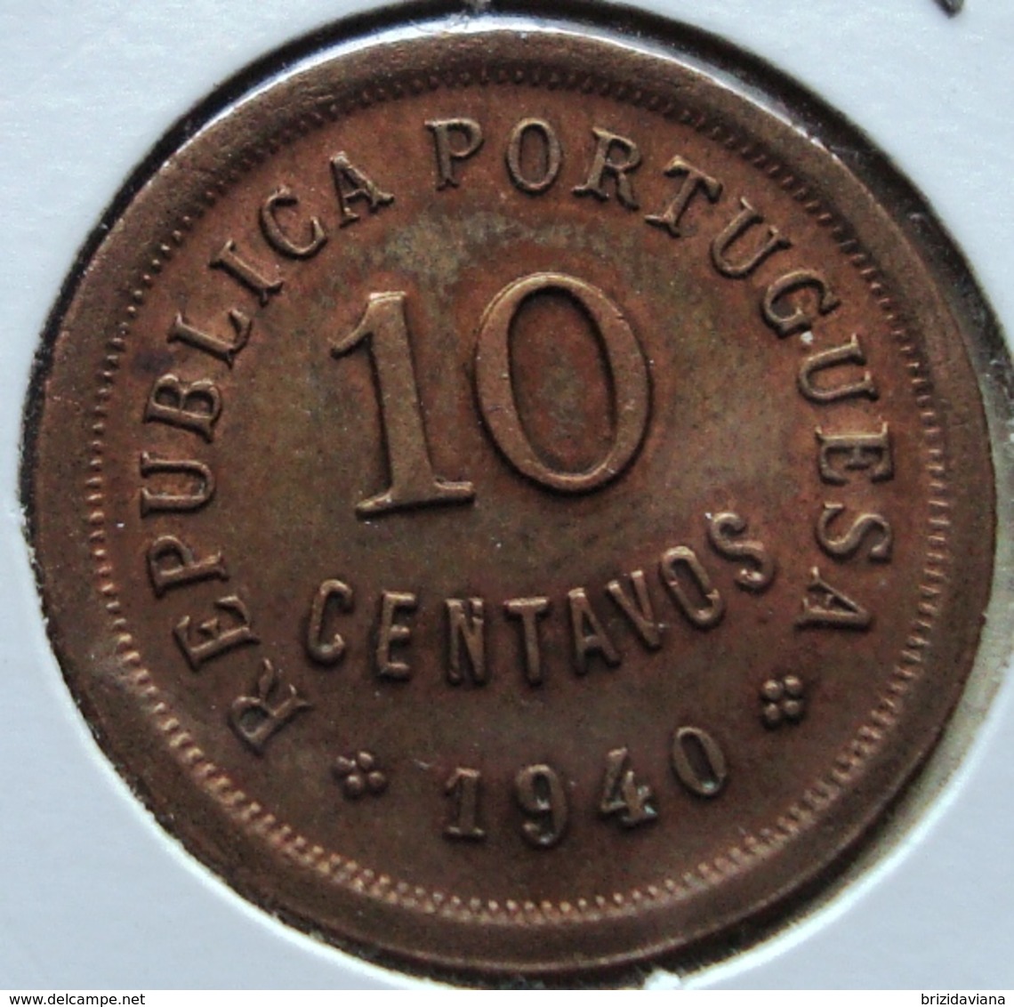 Portugal - 10 Centavos E 5 Escudo - 1940 - KM 573 E 581 - Portugal