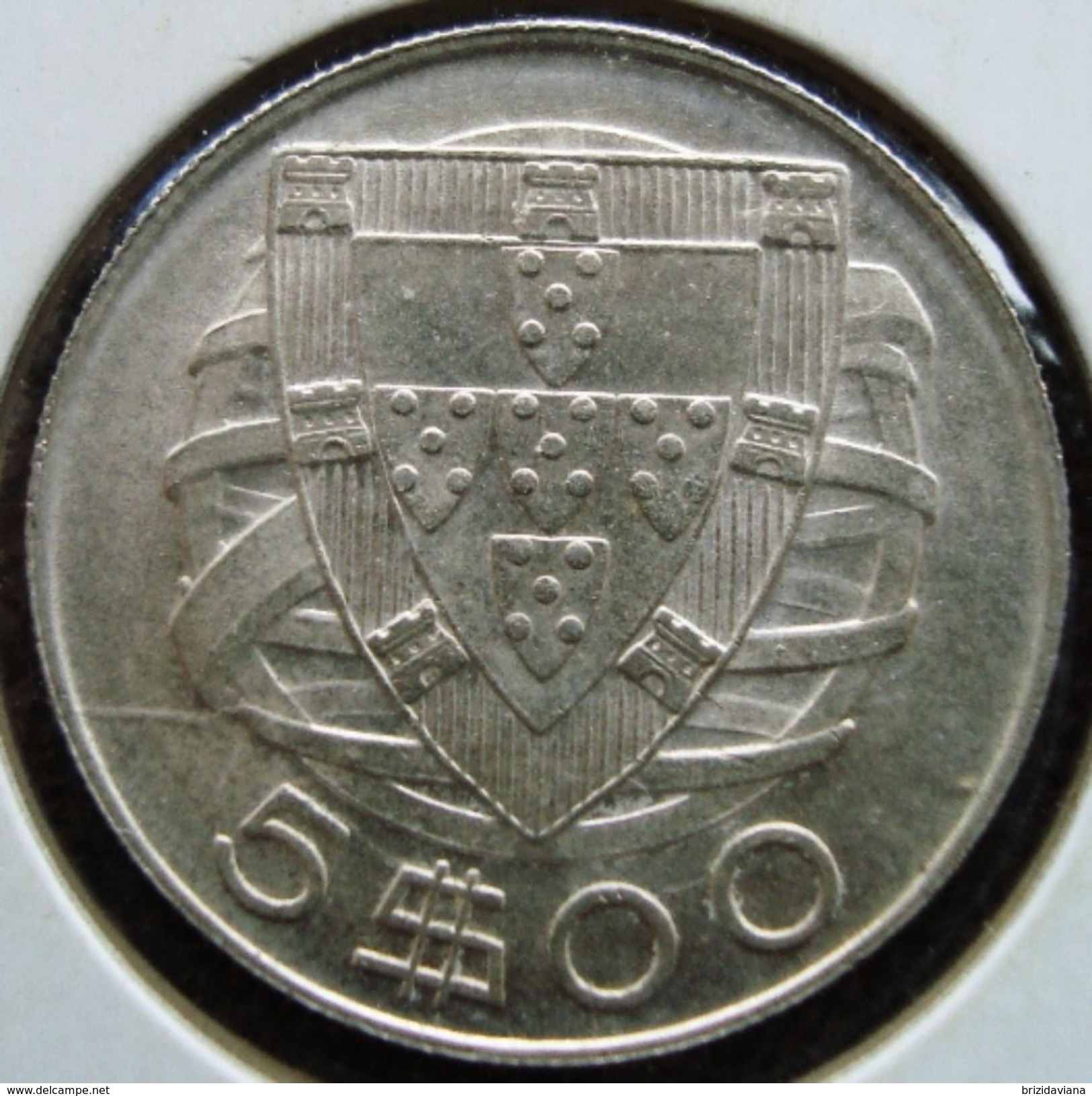 Portugal - 10 Centavos E 5 Escudo - 1940 - KM 573 E 581 - Portugal