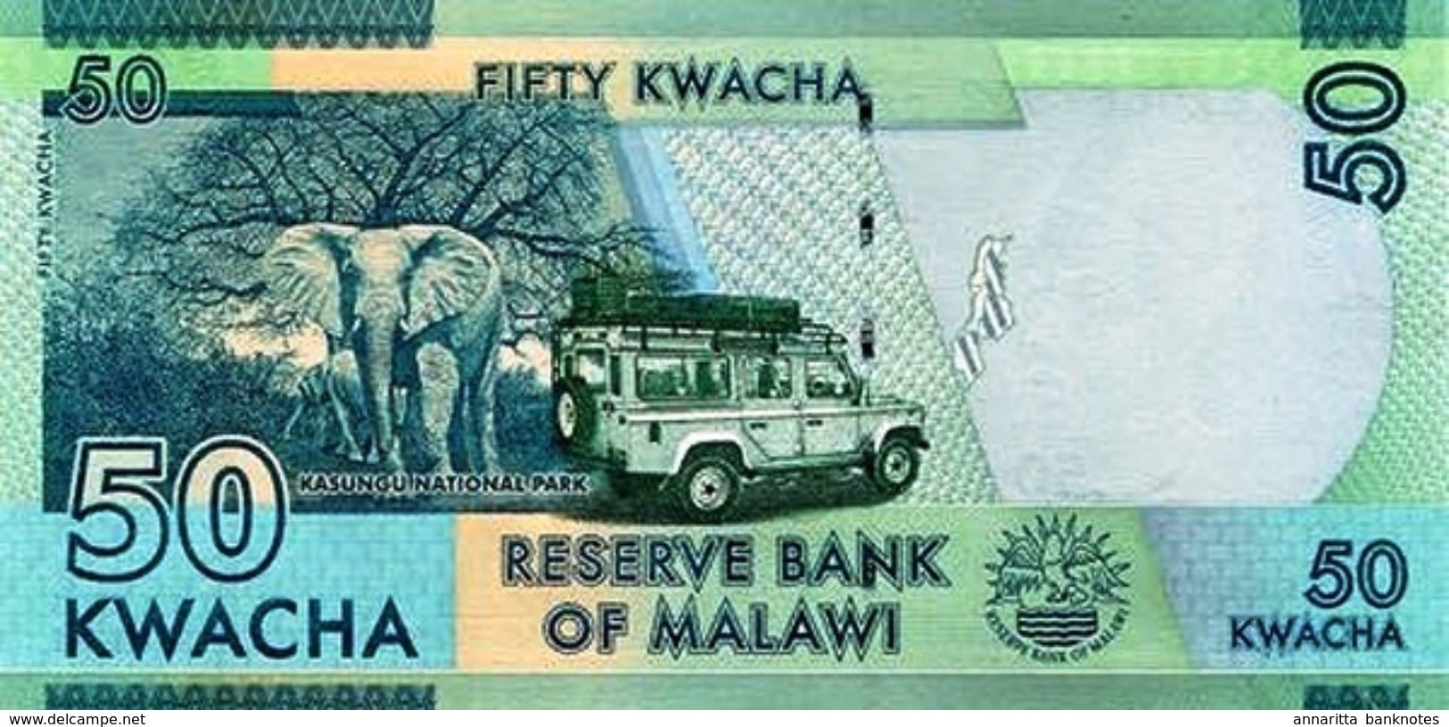 MALAWI 50 KWACHA 2016 P-64c UNC [MW157c] - Malawi