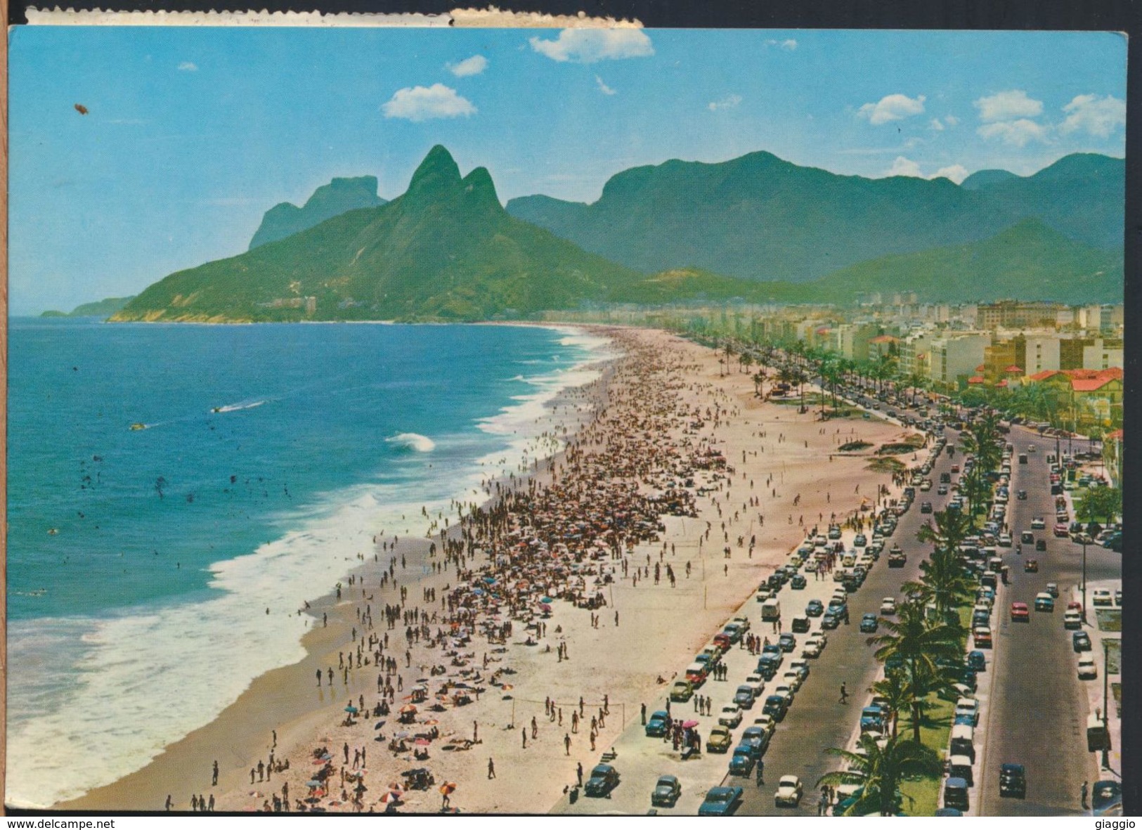 °°° 8444 - RIO DE JANEIRO - PRAIA DE IPANEMA - 1974 With Stamps °°° - Rio De Janeiro