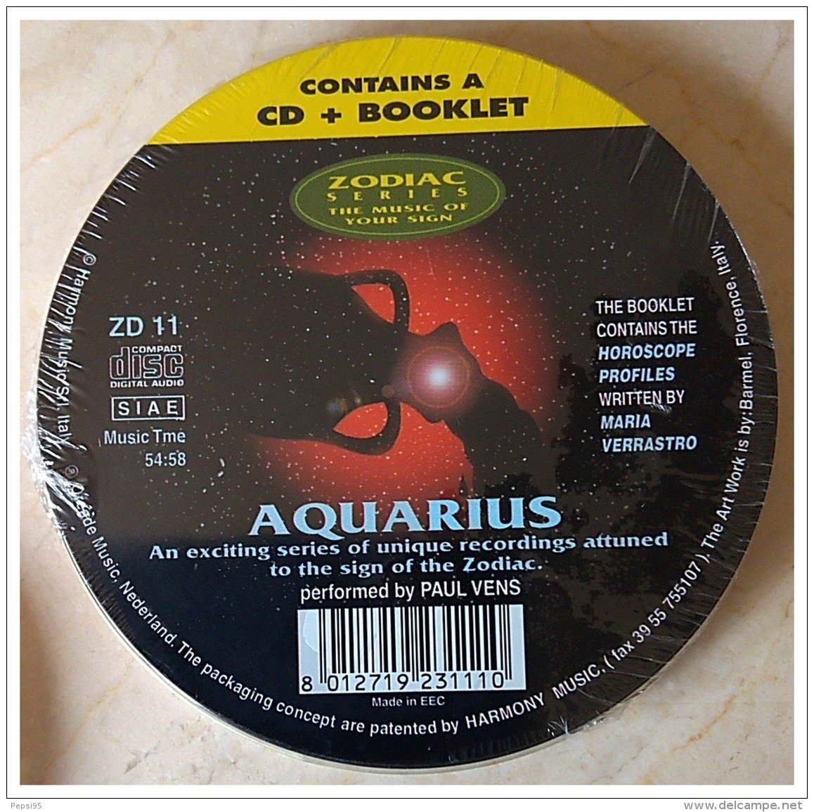 Aquarius - An Exciting Series Of Unique Recordings Attuned To The Sign Of The Zodiac /Aquarius - Verseau - Zodiac Serie, - Other & Unclassified