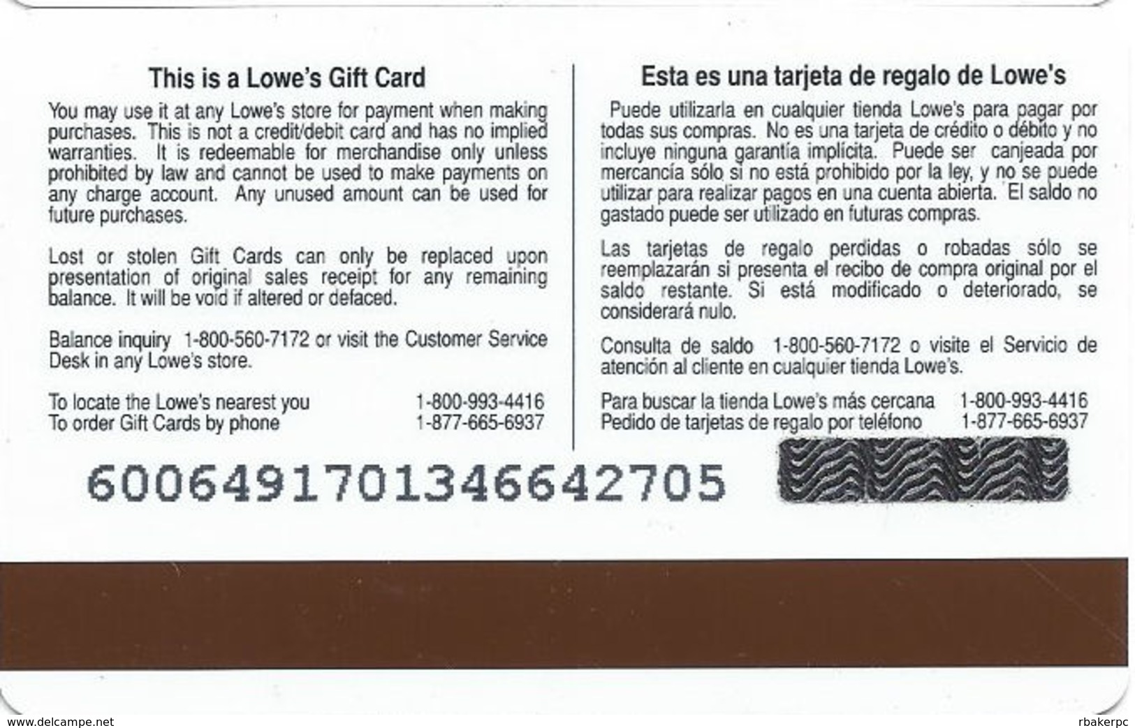 Lowes NCAA Gift Card - Texas Tech Red Raiders - Gift Cards