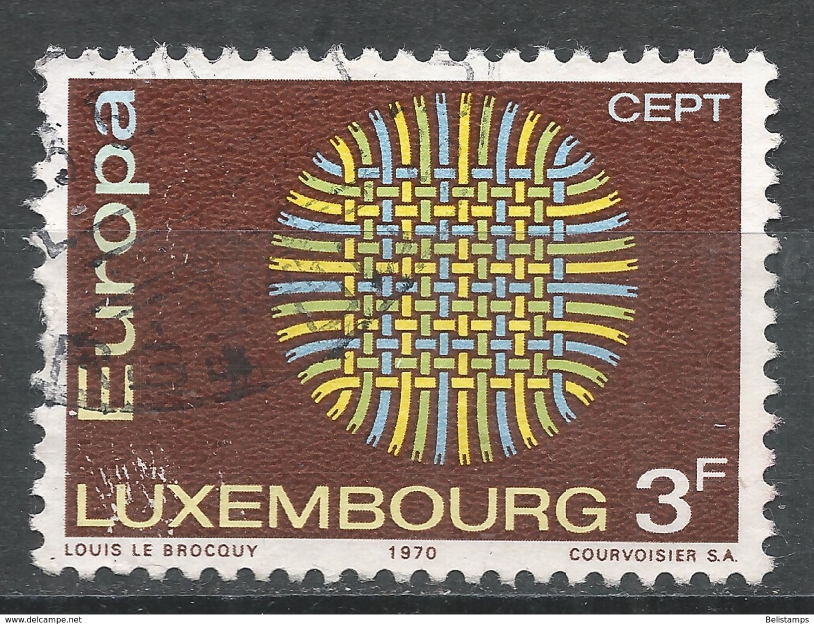 Luxembourg 1970. Scott #489 (U) Europa CEPT - Oblitérés