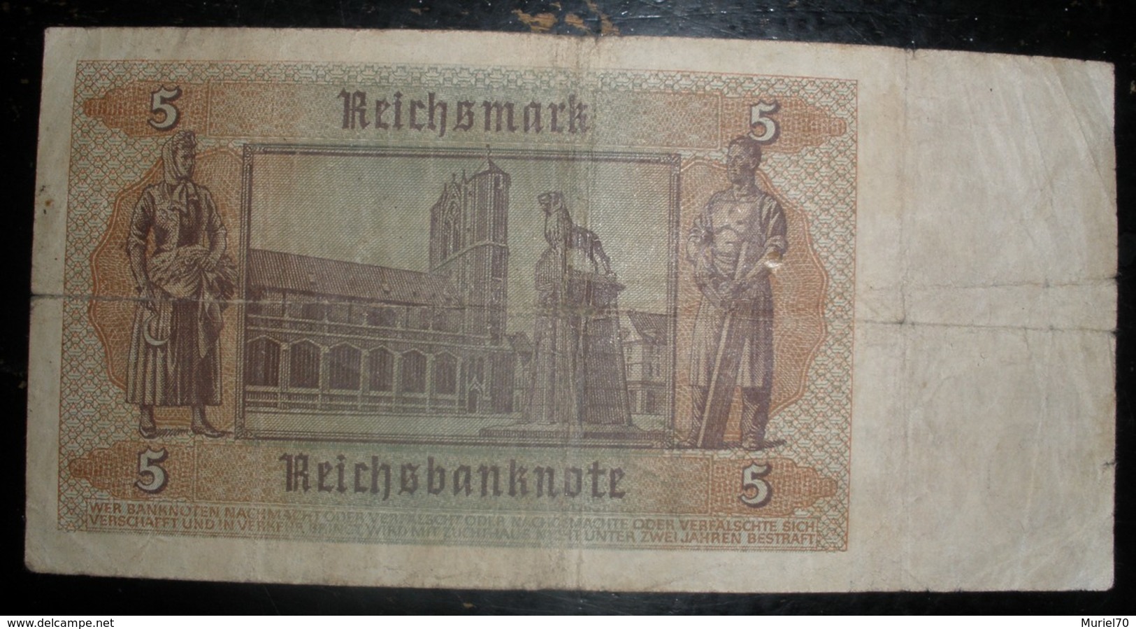 Billet 5 Reichsmark - 1939-45