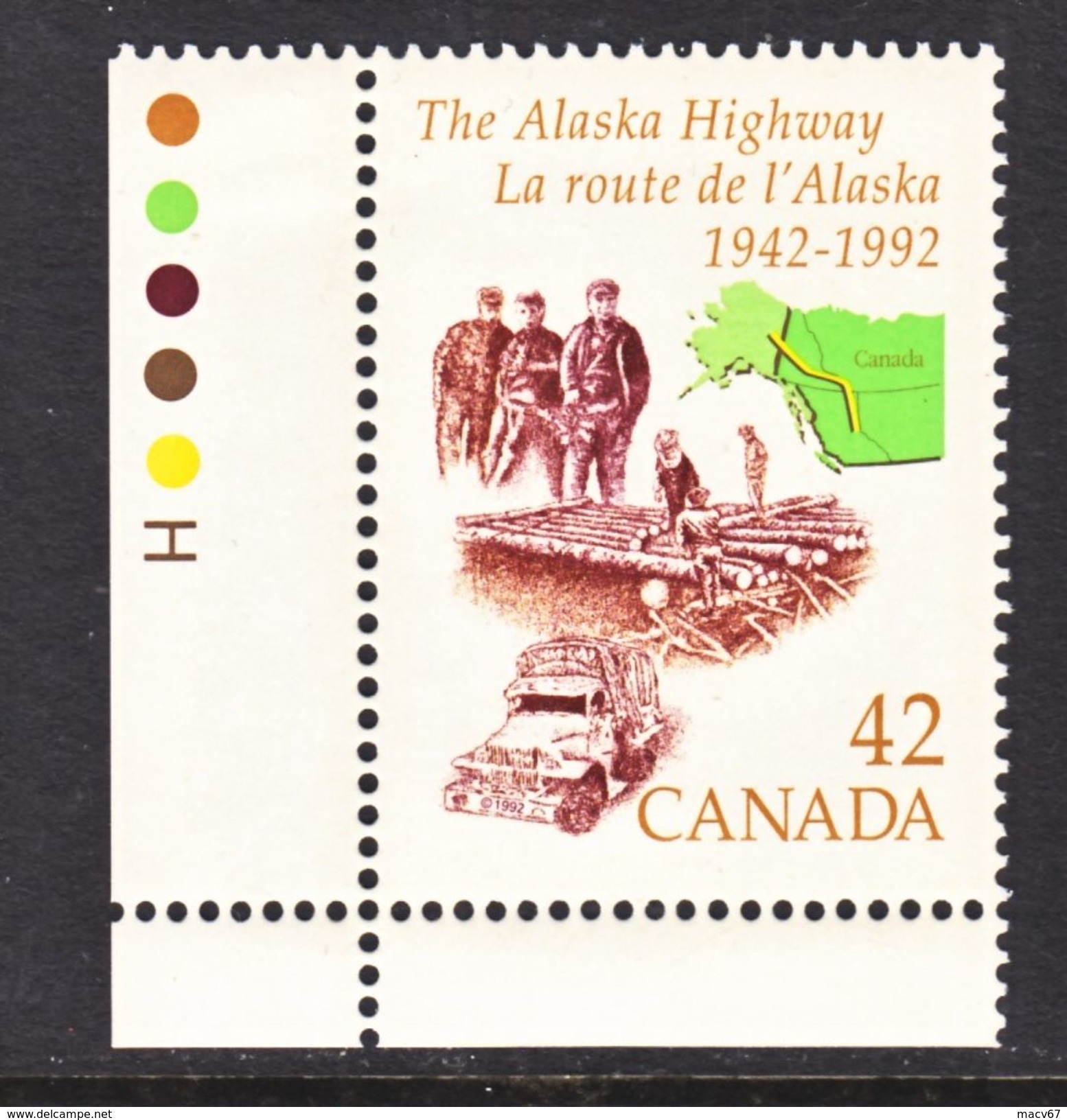 CANADA  1413  **   ALASKA  HIGHWAY - Unused Stamps