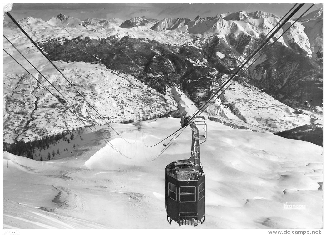 SERRE CHEVALIER   TELEPHERIQUE - PANORAMA VU DE LA STATION SUPERIEURE - Serre Chevalier