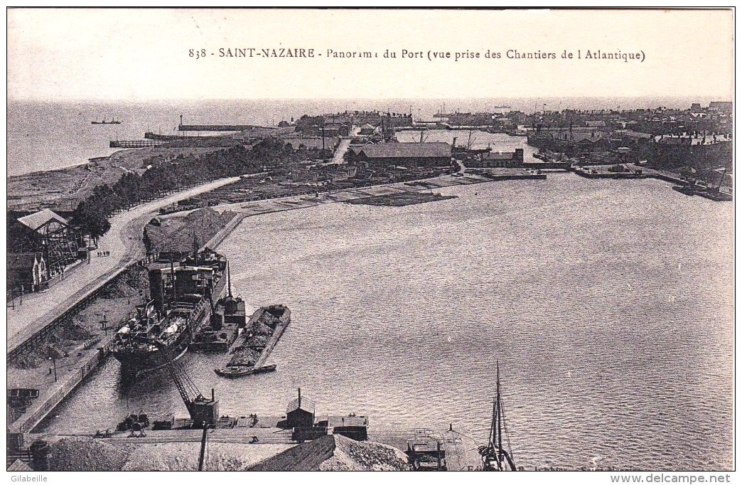 44 -  SAINT NAZAIRE -   Panorama Du Port Vue Prise Des Chantiers De L Atlantique - Saint Nazaire