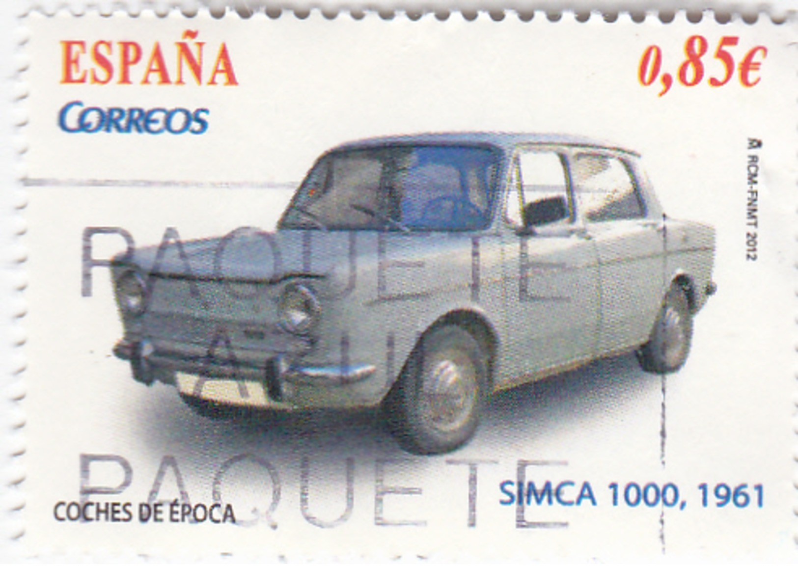 0,85 EUROS - SIMCA 1000 1961 - Petit Timbre Sympa - Discrètement Oblitéré - Oblitérés