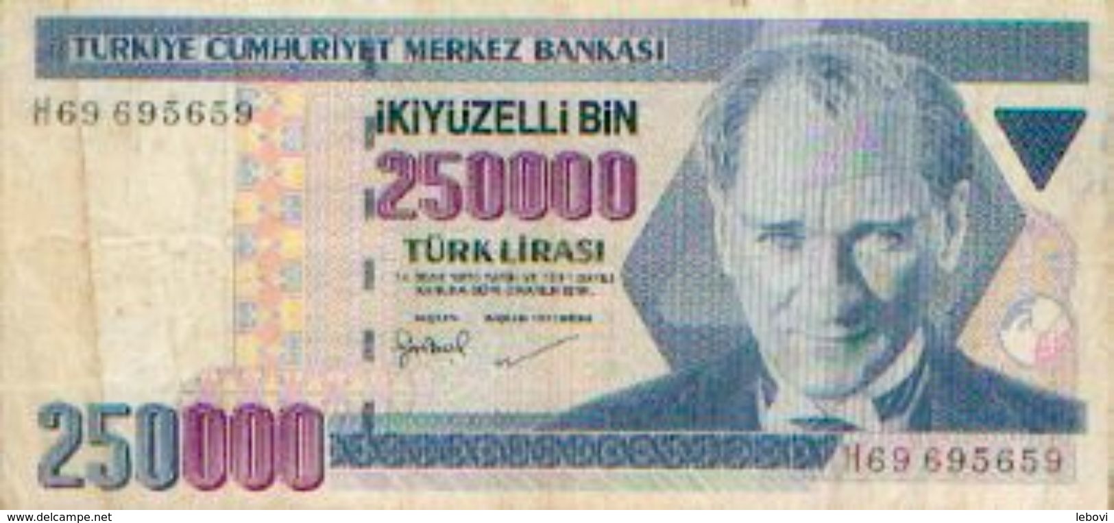 TURQUIE  – 250000 Lires 1970 - Turquie