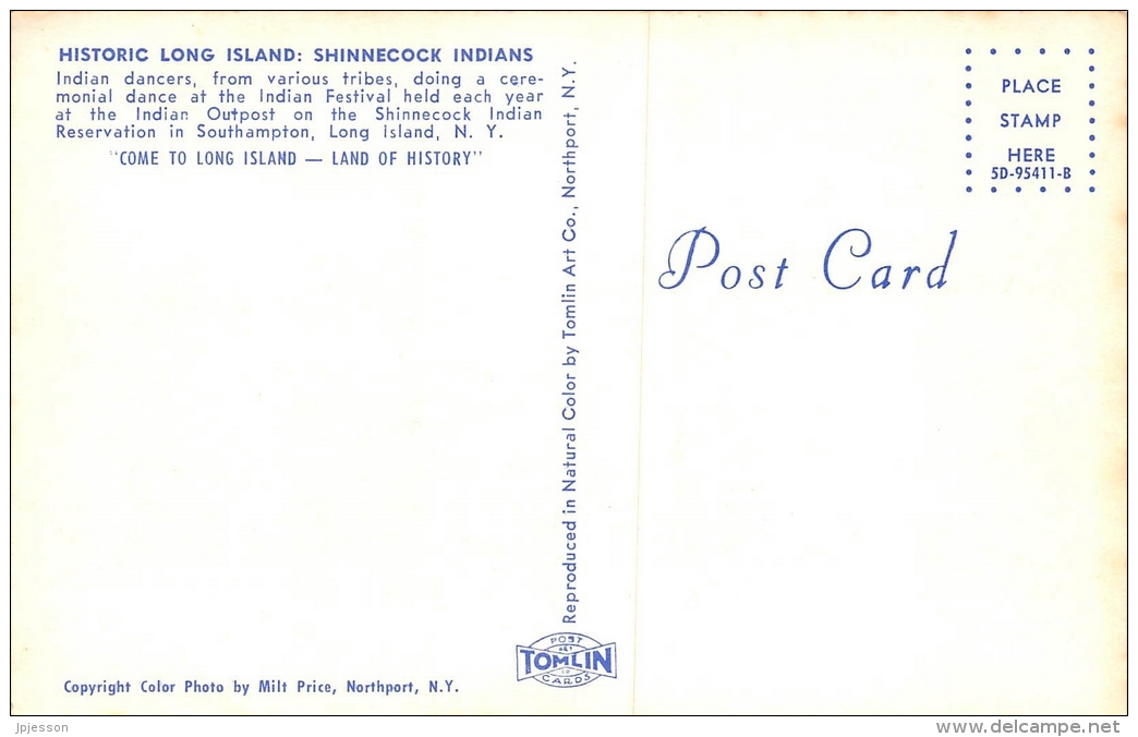 NEW YORK  LONG ISLAND HISTORIC: SHINNECOCK INDIANS - Long Island