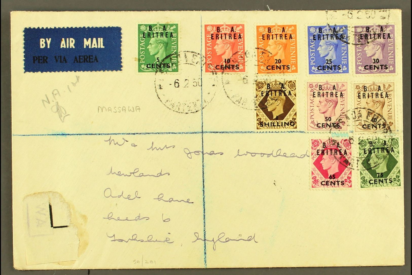 5588 BR. OCC. ITAL. COL. - Italian Eastern Africa