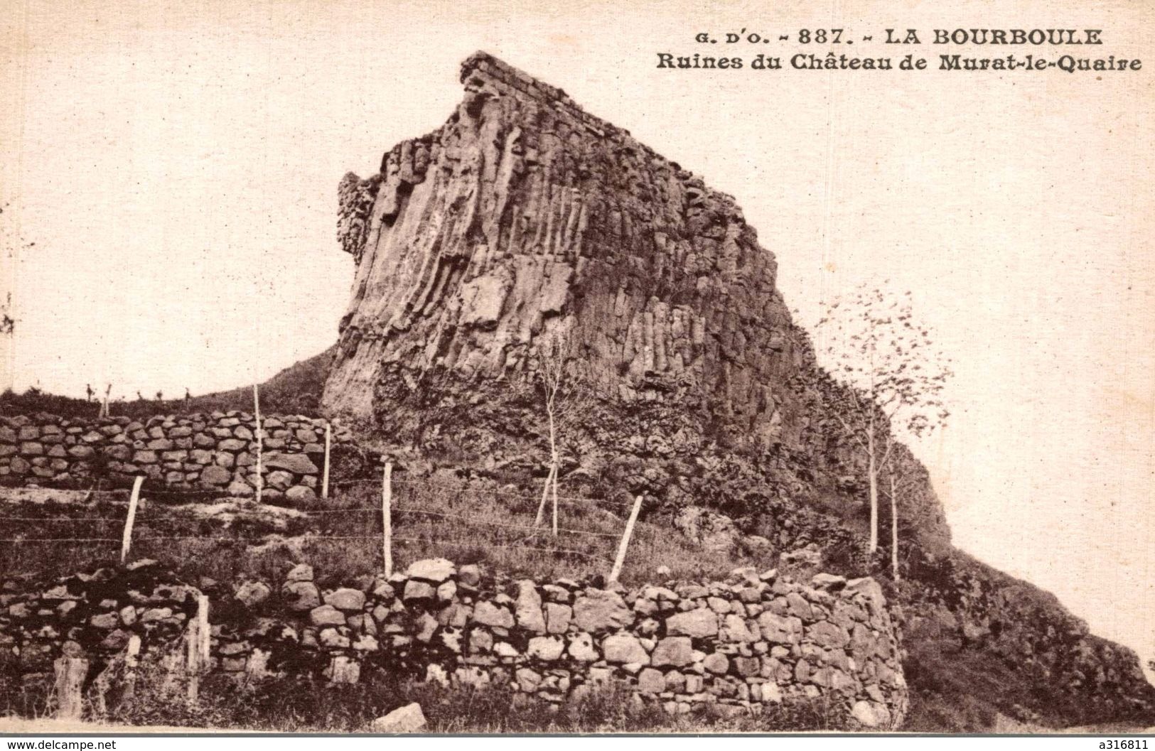 LA BOURBOULE RUINES DU CHATEAU DE MURAT LE QUAIRE - La Bourboule