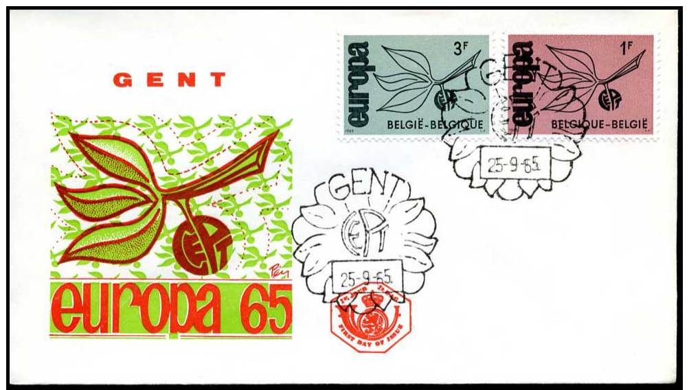 (E2999098)  België/Belgique   - FDC - Europa CEPT 1965 - 1965