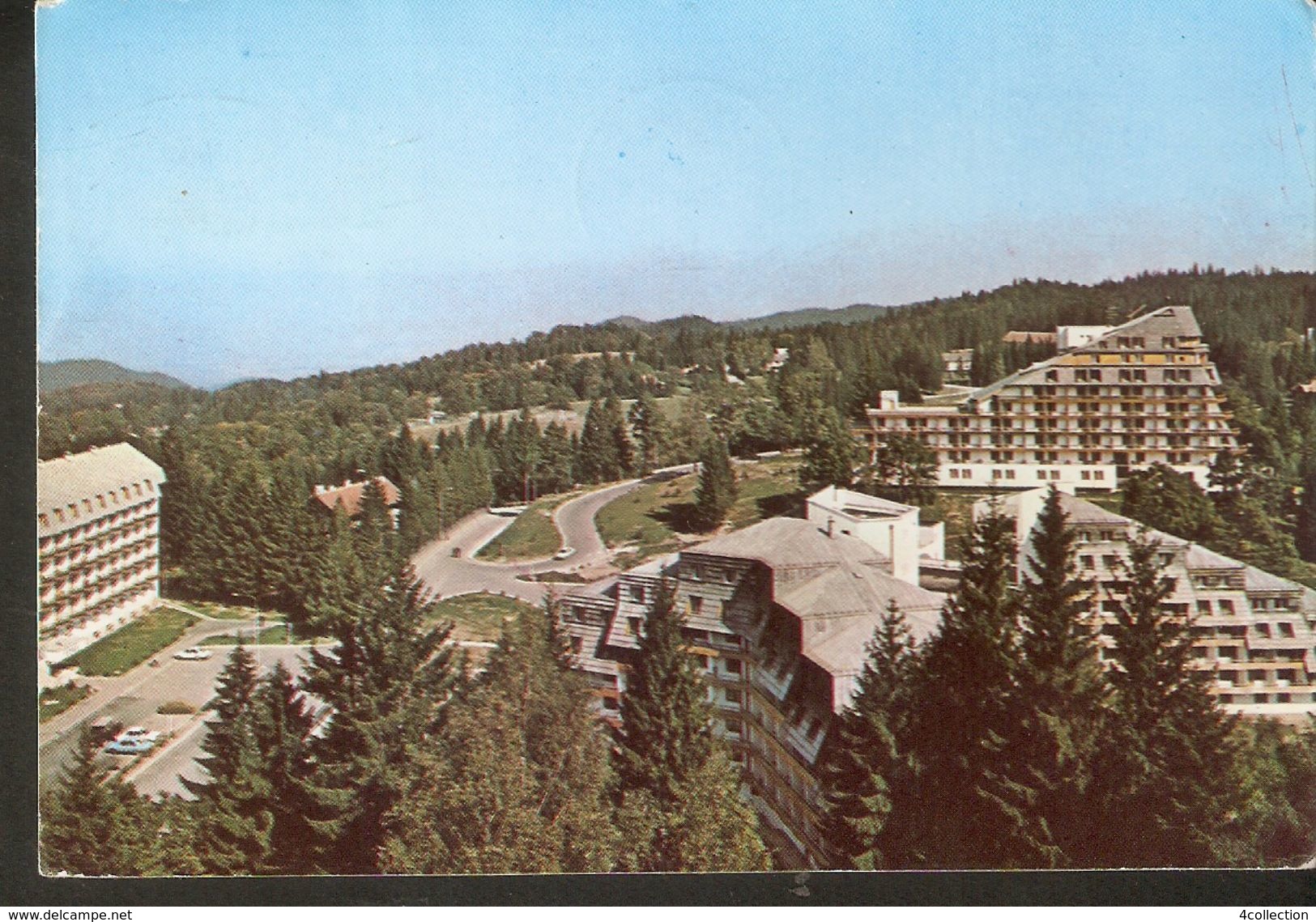 K2. Romania POIANA BRASOV Hotel Sport Turistic Posted Postcard - Romania