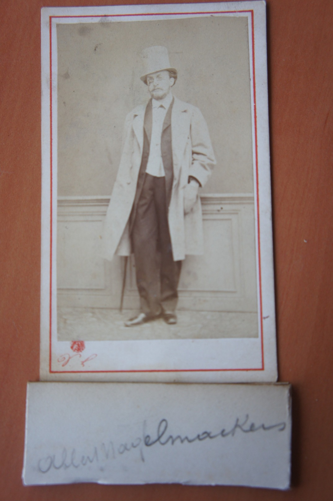 CDV 19's Carte De Visite Albert NAGELMACKERS Portrait En Pied - Ancianas (antes De 1900)