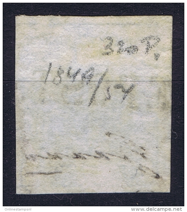 Osterreich Lombardei Venetien 1850 Mi 5 Annullo Di Posta Militare:"F.POST Sa Nr 10 C  RRR  Signed/ Signé/signiert/ Appro - Gebraucht