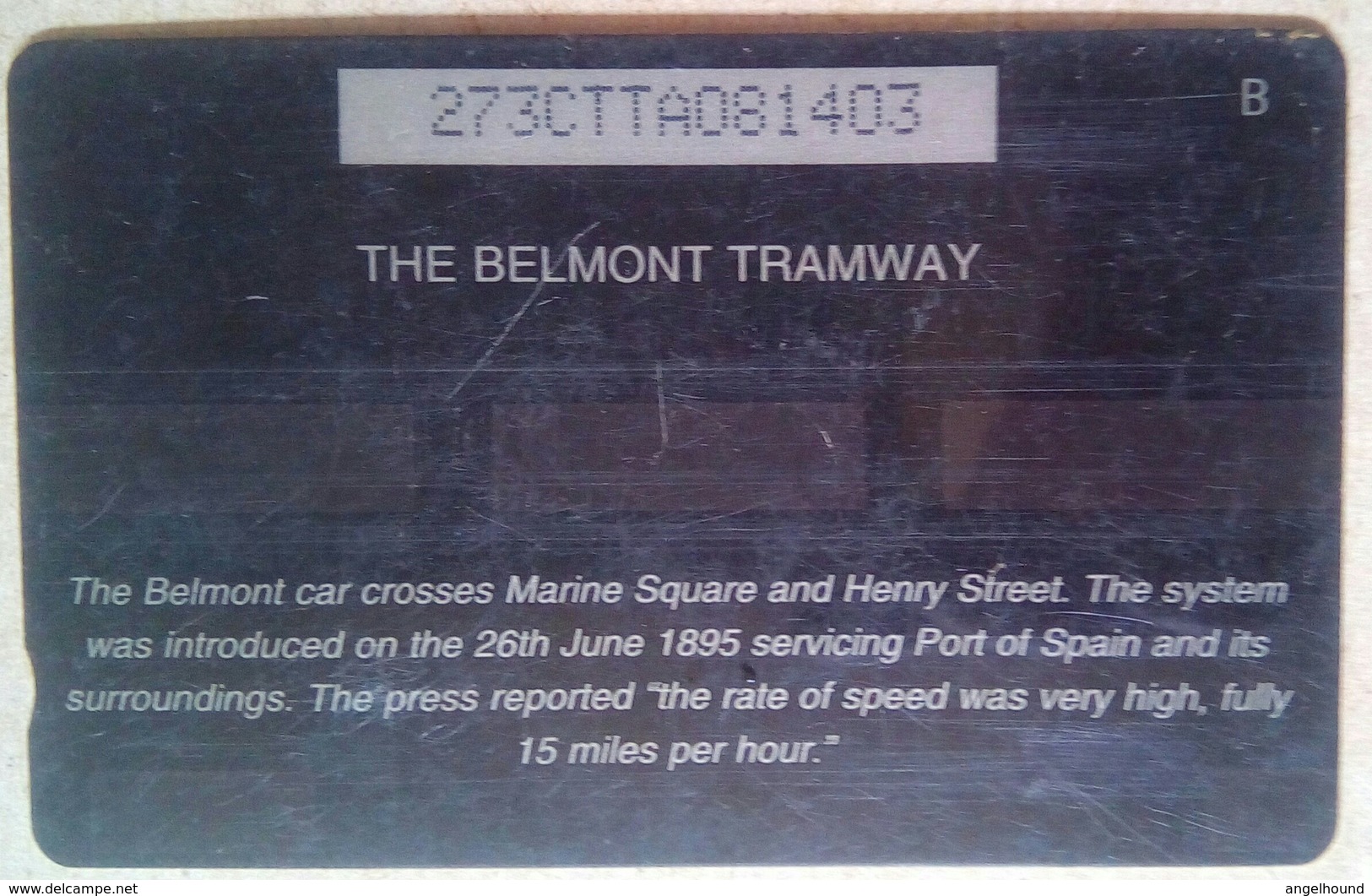 273CTTA Belmont Tramway TT$20 - Trinidad & Tobago