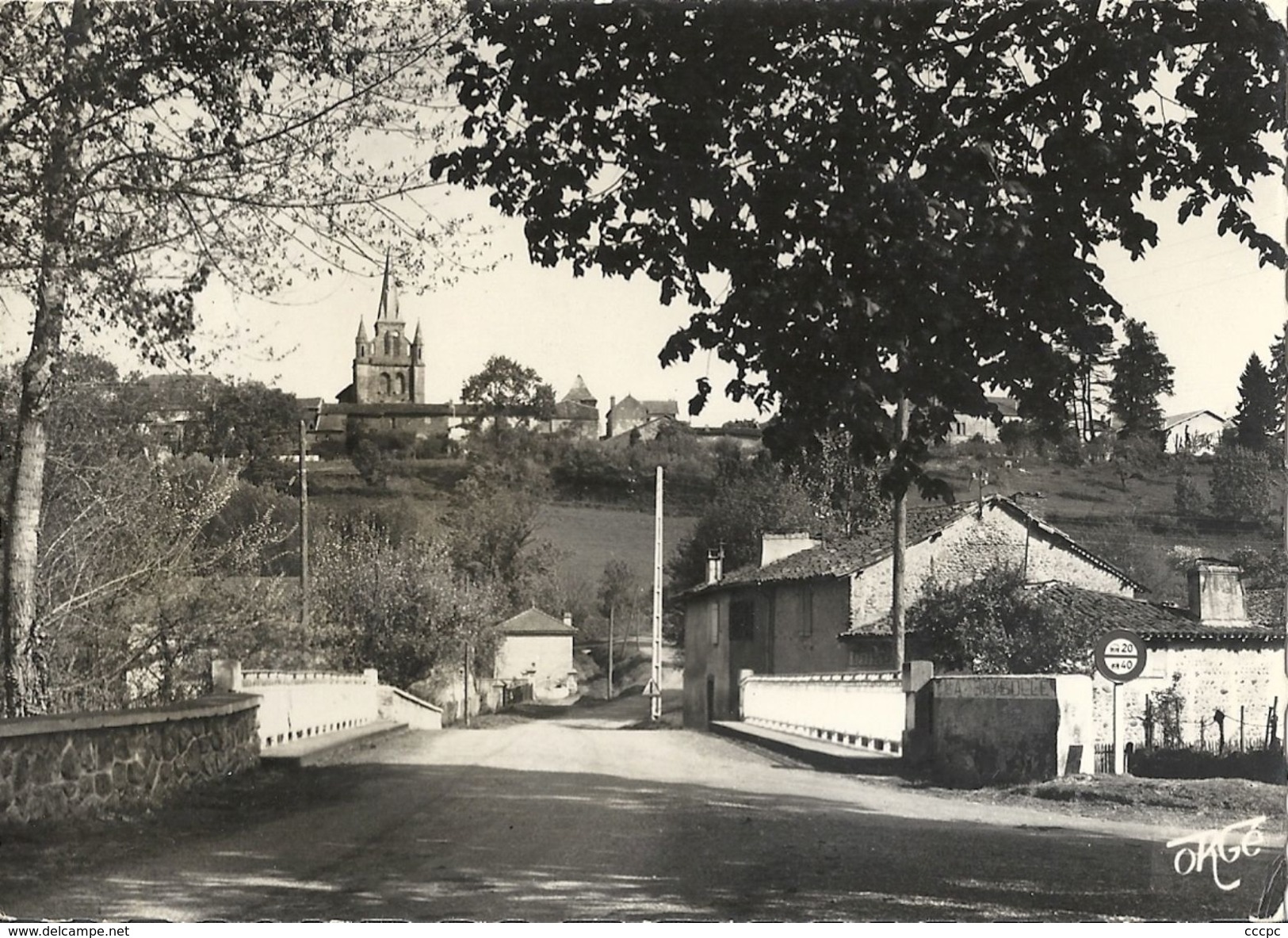 CPSM Galan Quartier De Cazeneuve Et Pont Sur La Baïsole - Galan