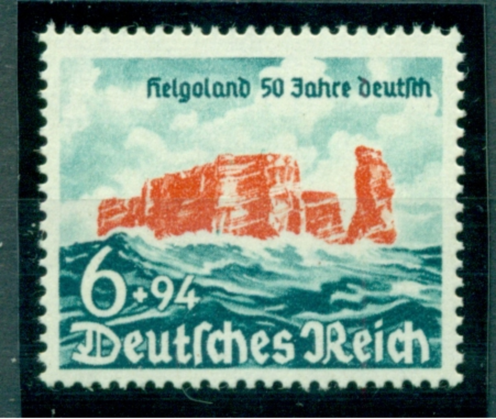 Deutsches Reich. Helgoland 50 Jahre Deutsch, Postfrisch ** - Ungebraucht