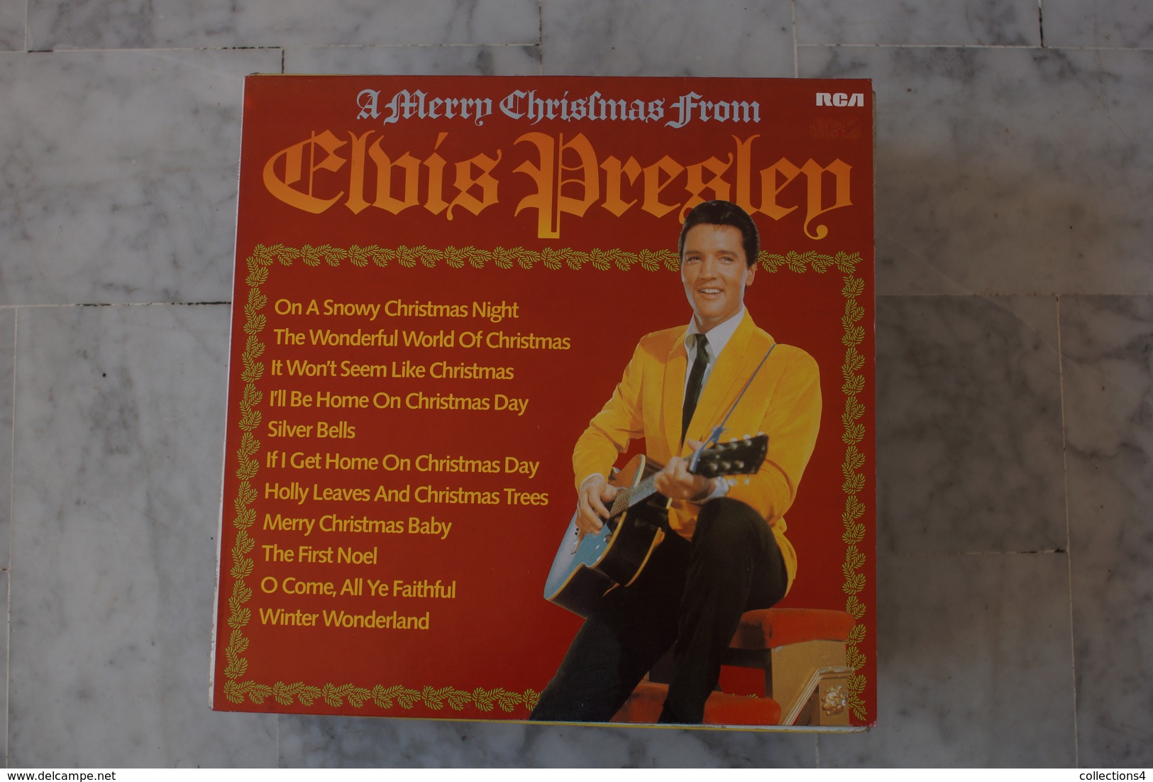 ELVIS PRESLEY A MERRY CHRISTMAS ALBUM FROM  LP HOLLANDAIS  DE 1982 - Rock