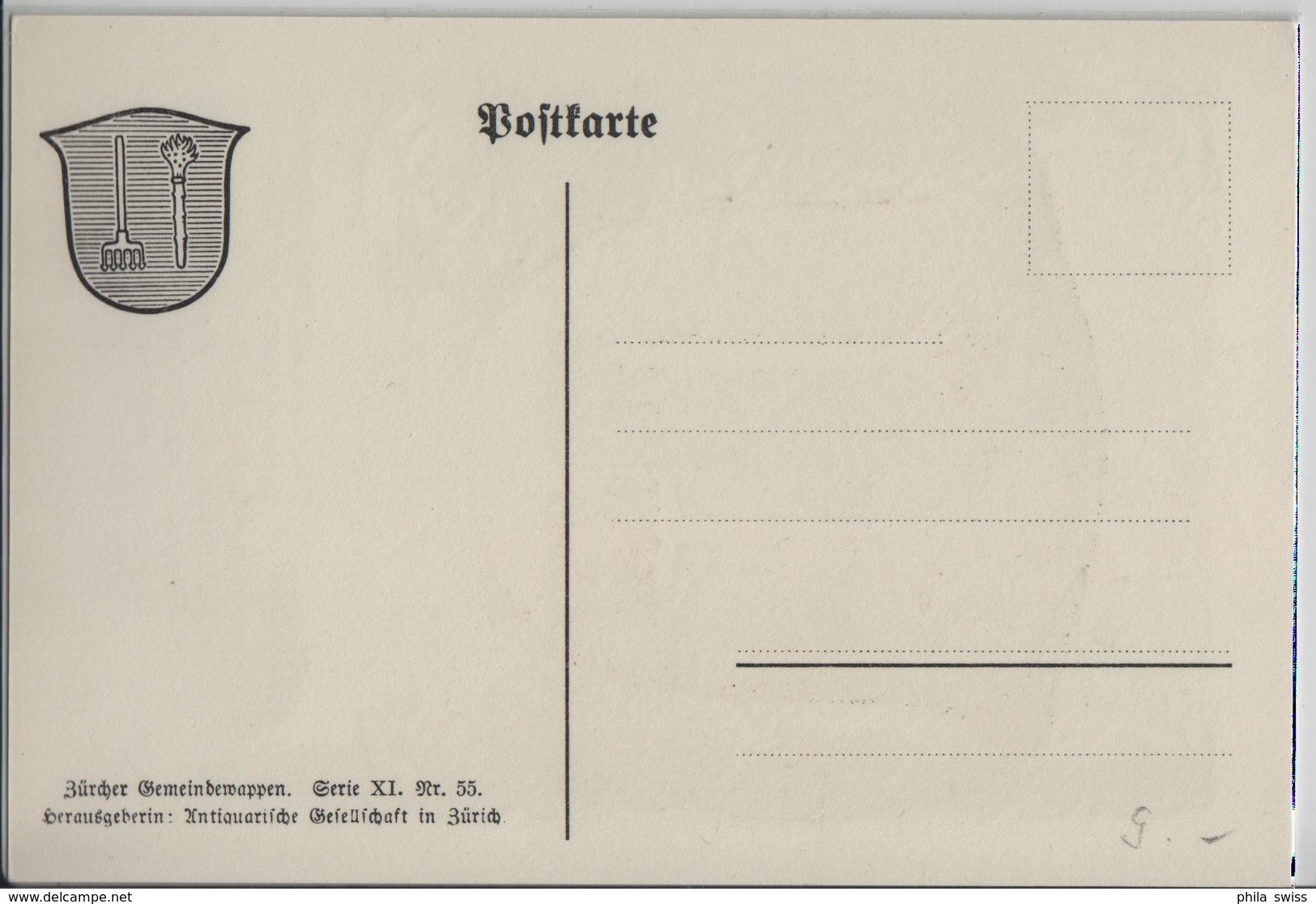 Geroldswil - Zürcher Gemiendewappen No. 55 - Autres & Non Classés