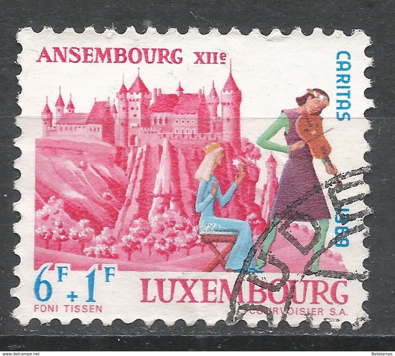 Luxembourg 1969. Scott #B274 (U) Ansembourg Castle - Oblitérés