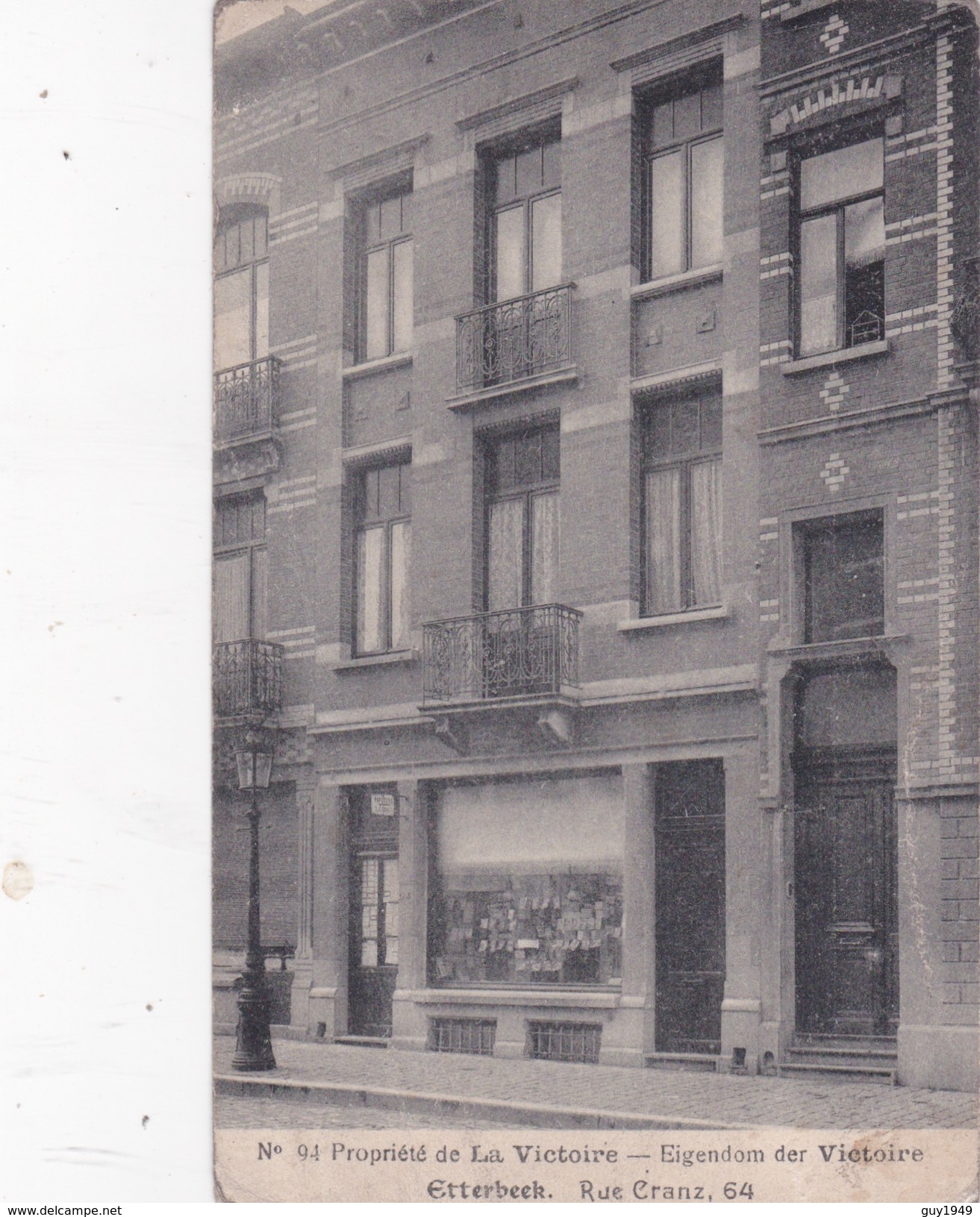 PROPRIETE DE LA VICTOIRE RUE CRANZ 64 - Etterbeek