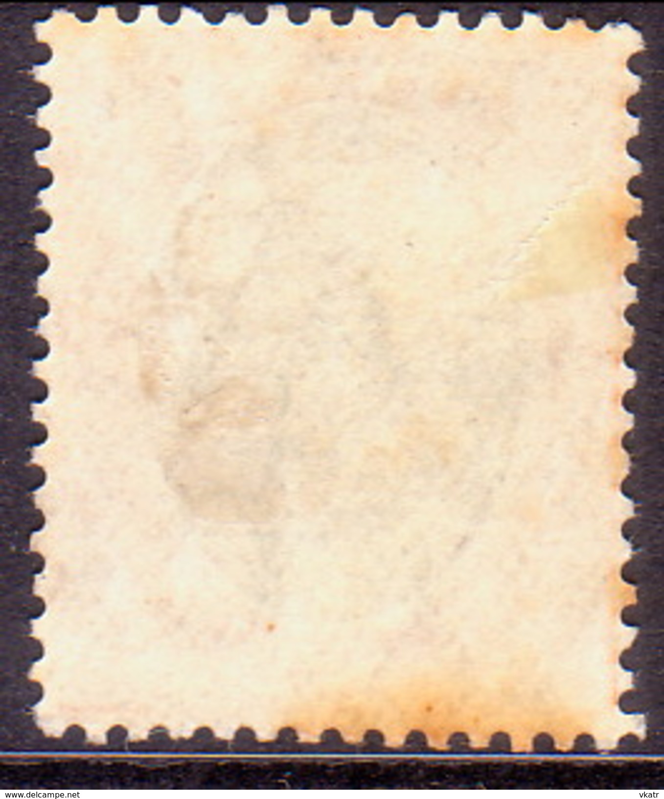 ST KITTS_NEVIS 1909 SG #20a 1sh MH Wmk Mult.Crown CA Chalk-surfaced Paper Toned Back - St.Christopher-Nevis-Anguilla (...-1980)