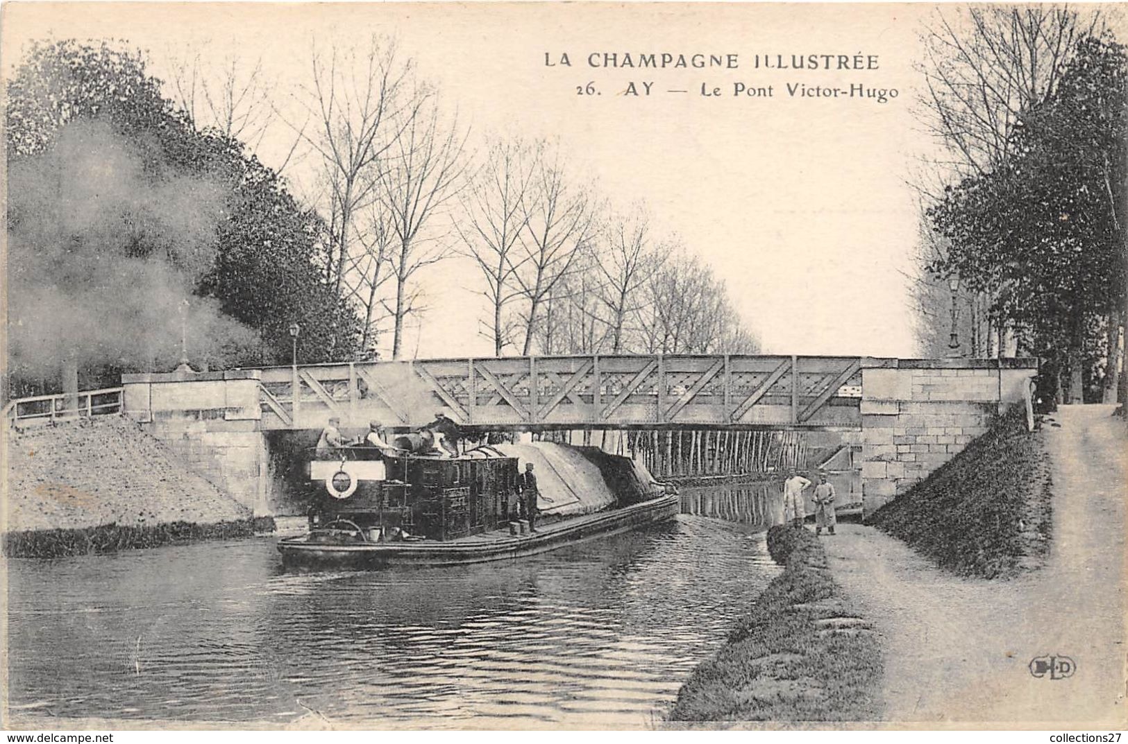 51-AY- LE PONT VICTOR-HUGO - Ay En Champagne