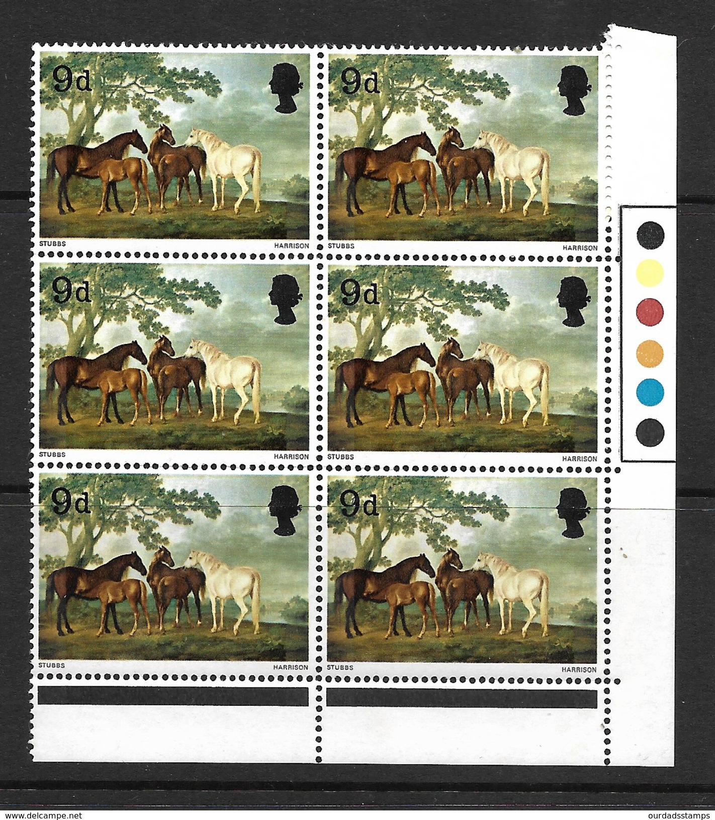 GB QEII 1967 British Paintings, Full Set In MNH Blocks Of 4 Or 6 (5183) - Blocks & Miniature Sheets