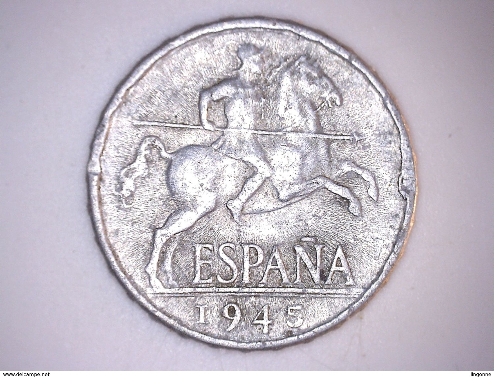 ESPAGNE 5 CENTIMOS 1945 - 5 Centesimi